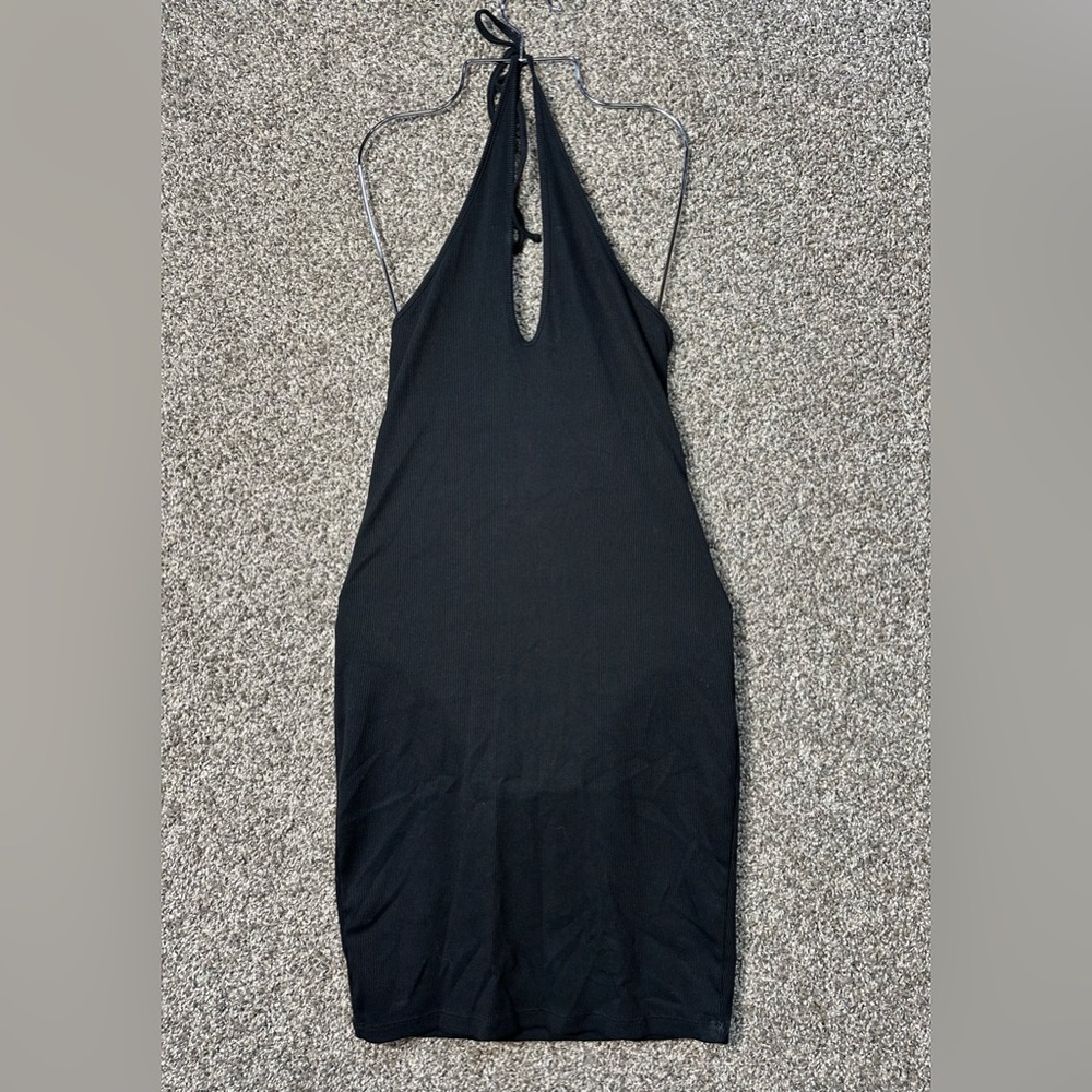 NWOT Wild Fable Ribbed Halter Neck Mini Dress Size Medium